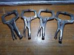 Lot van 4 vise grip C-griptangen 11 SP - C-klem - C-griptang, Ophalen, Gebruikt