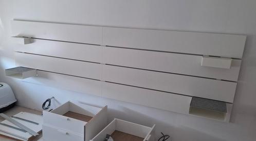 IKEA nordli bed hoofdeinde, Huis en Inrichting, Slaapkamer | Bedden, Gebruikt, Wit, Ophalen