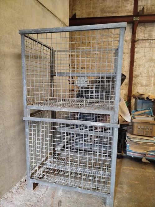 Magazijn krat bak metaal opbergbak transportbak gitterbox, Doe-het-zelf en Bouw, Kratten en Dozen, Zo goed als nieuw, Krat, Ophalen