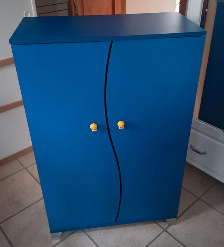 Petit meuble de rangement avec planches modulables., Maison & Meubles, Armoires | Casiers, Utilisé, Enlèvement