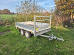 Twins trailer dubbelas aanhangwagen 750kg, Auto diversen, Aanhangers en Bagagewagens, Ophalen, Zo goed als nieuw