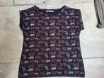 Nieuwe bloesje panter print mt large (zie foto's), Kleding | Dames, Ophalen, Nieuw, Maat 42/44 (L), Zwart