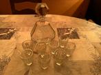 Val-Saint-Lambert, karaf met 8 glaasjes, Verzamelen, Gebruikt, Ophalen of Verzenden