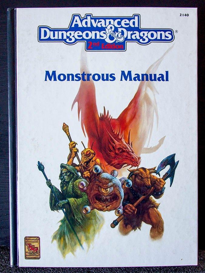 AD&D 2ndEd.-Monstrous Manual (Hard cover) TSR 1993, Hobby & Loisirs créatifs, Wargaming, Comme neuf, Enlèvement ou Envoi