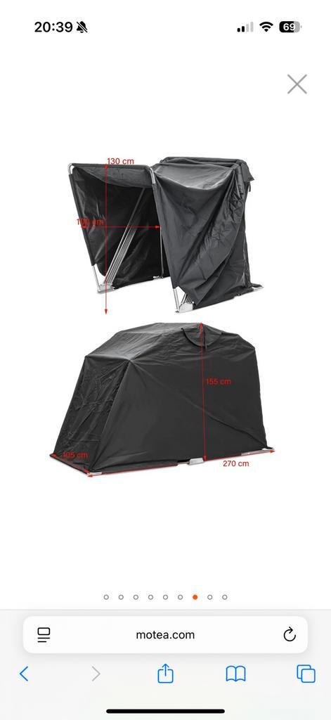 Moto tent garage opvouwbaar Motoguard XL, Motoren, Accessoires | Overige, Nieuw, Ophalen