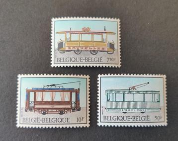 Tram en Trolly - 2079-2081 (1983) Stamp beschikbaar voor biedingen