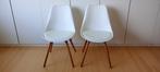 2 eetkamerstoelen wit Jysk, Ophalen, Zo goed als nieuw, Wit