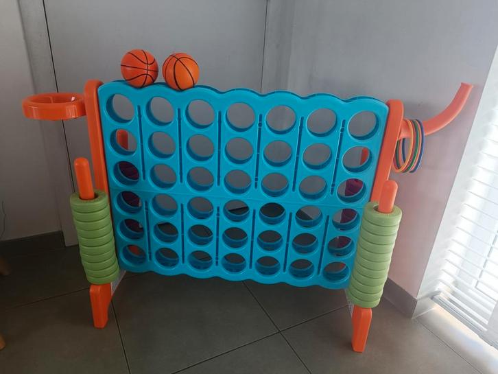 TE HUUR ! Reuze vier op een rij, Hobby en Vrije tijd, Feestartikelen | Verhuur, Zo goed als nieuw, Ophalen