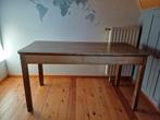 Houten tafel, Ophalen