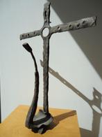 FELIX LEFEVRE 1958 modernistische crucifix sculptuur beeld, Antiek en Kunst, Ophalen of Verzenden