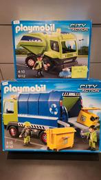 Playmobil Vuilniswagen / straatruimer, Ophalen of Verzenden, Zo goed als nieuw, Complete set