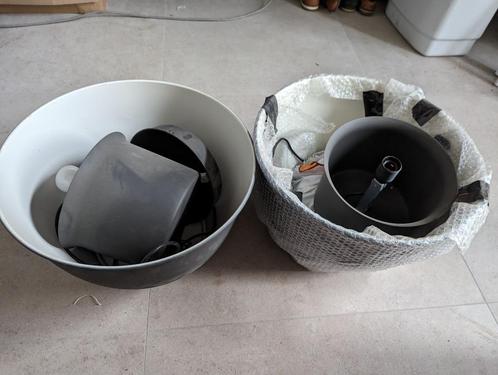 2x Hektar lampen Ikea 38cm, Huis en Inrichting, Lampen | Hanglampen, Zo goed als nieuw, Minder dan 50 cm, Metaal, Stof, Ophalen of Verzenden