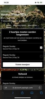 Voodoo village zondag ticket 150 euro, Tickets & Billets, Événements & Festivals