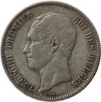 5 Francs 1865 Leopold I, Zilver, Ophalen of Verzenden, Losse munt, Zilver