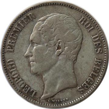 5 Francs 1865 Leopold I beschikbaar voor biedingen