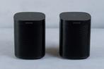 set Sonos One met Google assistent, Audio, Tv en Foto, Ophalen of Verzenden, Zo goed als nieuw, Front, Rear of Stereo speakers