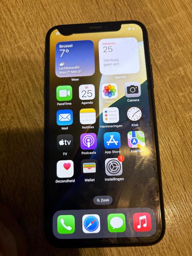 iPhone, Telecommunicatie, Mobiele telefoons | Apple iPhone, Gebruikt, 64 GB, Zonder abonnement, iPhone XS, Zwart, Ophalen