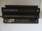 Nicci French lot van 4 titels: De rode kamer,Onderhuids, Het, Boeken, Gelezen, Ophalen of Verzenden