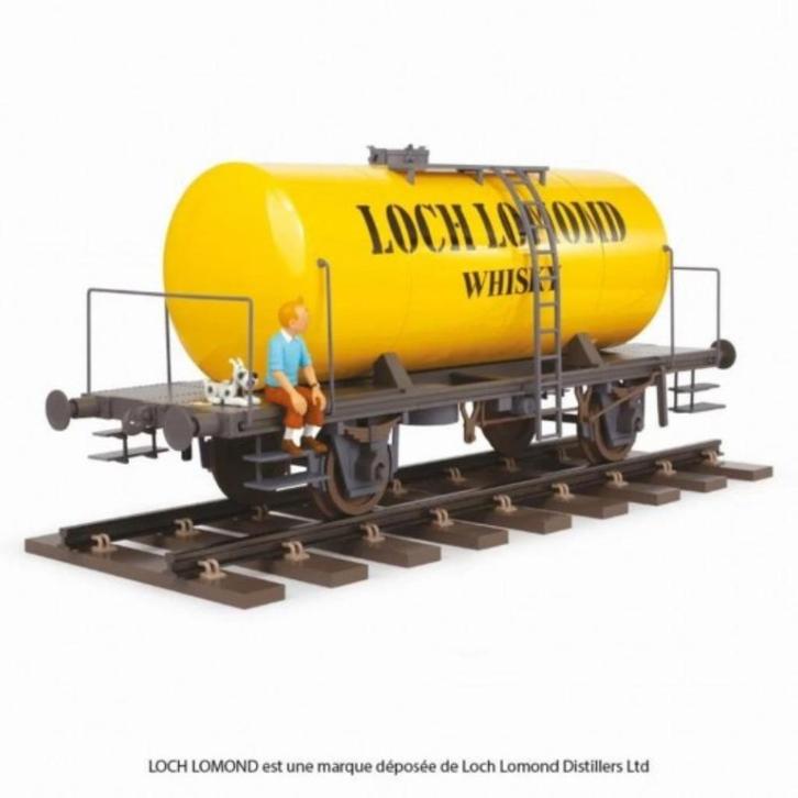 Tintin - Wagon Loch Lomond 1/12, Verzamelen, Stripfiguren, Zo goed als nieuw, Beeldje of Figuurtje, Kuifje, Ophalen