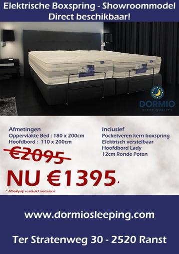 Elektrische Boxspring 180 x 200 - Showroommodel beschikbaar voor biedingen