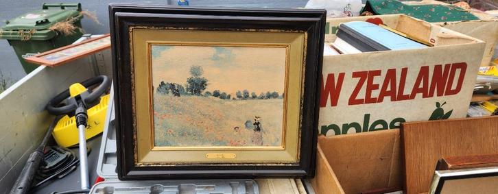 Monet C. Olie op doek, zeer waarschijnlijk een reproductie, Antiek en Kunst, Kunst | Schilderijen | Klassiek, Ophalen
