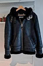 Schott bombardier B-3 noir à capuche, Schott, Enlèvement ou Envoi, Comme neuf, Taille 48/50 (M)