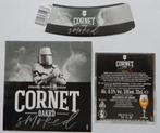 Bieretiket Cornet oaked smoked Brouw. De Hoorn Palm (11w2), Verzamelen, Verzenden, Gebruikt, Palm