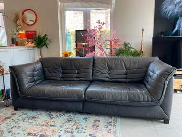 Natuzzi buffelleder zetel 3 pers beschikbaar voor biedingen