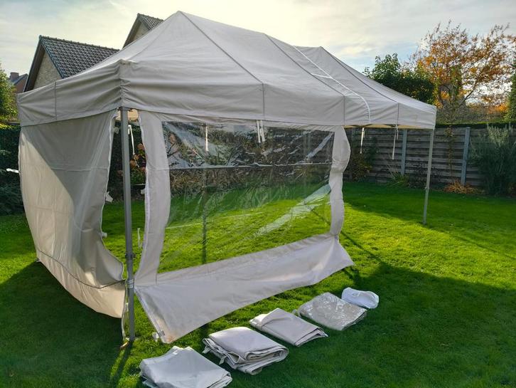 Kwalitatieve partytent met gewichten, Caravanes & Camping, Tentes, Enlèvement