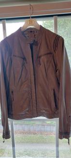 Leder vest. Kaki kleur., Ophalen of Verzenden, Gedragen, Maat 42/44 (L)