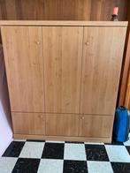 Mooie bedkast + matras (opklapbaar), Huis en Inrichting, Ophalen, Tweepersoons, 140 cm, Zo goed als nieuw