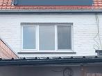 Wit pvc drie delig raam, Doe-het-zelf en Bouw, Ophalen, Kunststof, Gebruikt, Inclusief glas