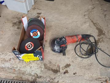 HILTI DEG 125-D slijpmachine + lot schijven beschikbaar voor biedingen