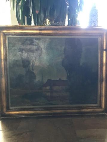 Tableau sur toile à l’huile : paysage beschikbaar voor biedingen