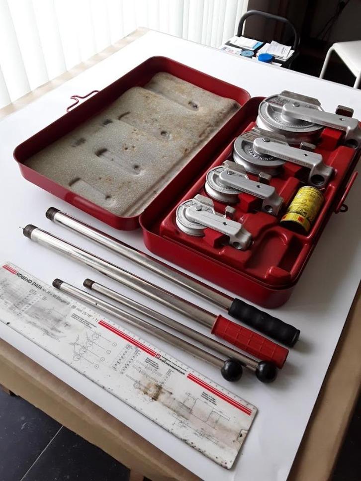 Rothenberger buizen plooiset H+W in koffer prima staat, Doe-het-zelf en Bouw, Gereedschap | Overige machines, Zo goed als nieuw