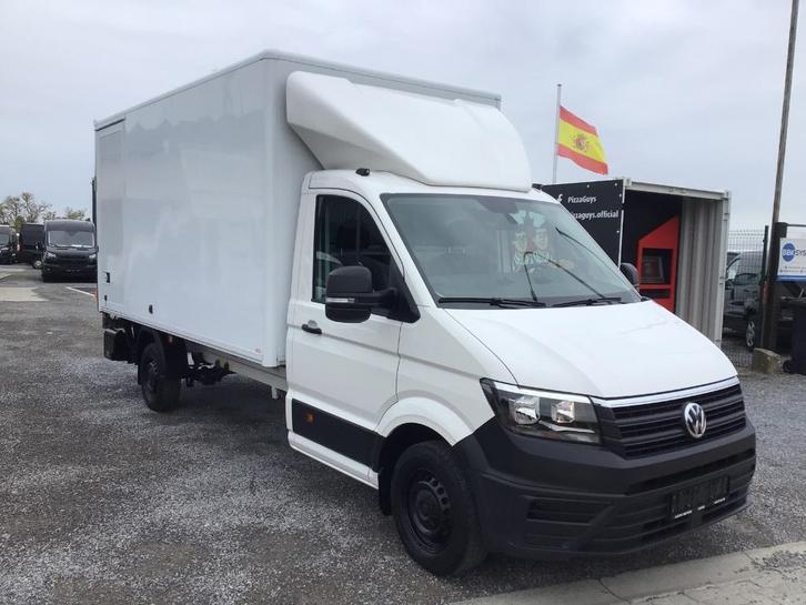 volkswagen crafter aluvan/lift 140pk 2023 43000km 28950e ex, Auto's, Bestelwagens en Lichte vracht, Bedrijf, Te koop, ABS, Airbags