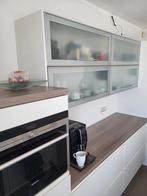 4x hangkast keuken met glazen deurtje., Huis en Inrichting, Ophalen, Gebruikt
