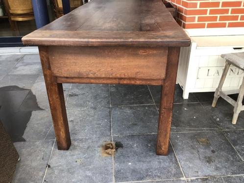 Klooster- boerentafel, Huis en Inrichting, Tafels | Eettafels, Gebruikt, 50 tot 100 cm, 200 cm of meer, Vijf personen of meer