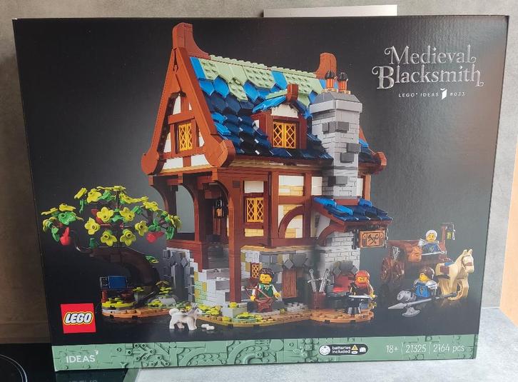 lego ideas 21325 middeleeuwse smid, Kinderen en Baby's, Speelgoed | Duplo en Lego, Nieuw, Lego, Complete set, Ophalen of Verzenden