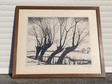 Lithographie signe Jos Fred smith, Enlèvement ou Envoi
