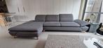 Lounge zetel met lig- en zitbank W Schillig, Ophalen, Zo goed als nieuw, Stof