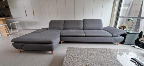 Lounge zetel met lig- en zitbank W Schillig, Huis en Inrichting, Zetels | Complete zithoeken, Zo goed als nieuw, Stof, Ophalen
