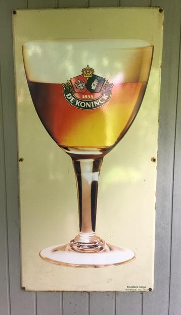 De Koninck bier emaille reclamebord 