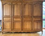 Armoire en Chêne 4 portes, Maison & Meubles, Chêne, 200 cm ou plus, Avec espace de penderie, Enlèvement