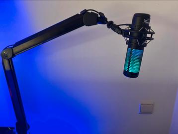 Hyperx quadcast s microfoon met elgato arm beschikbaar voor biedingen