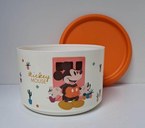 Tupperware Tupper Top « Disney - Mickey » 940 ml - Orange, Collections, Disney, Neuf, Autres types, Mickey Mouse, Enlèvement ou Envoi