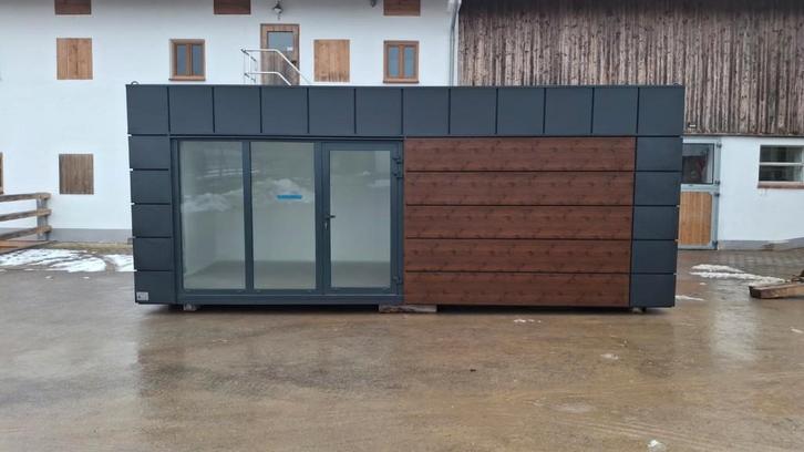 Pavillon prêt – parfait comme maison de vacances – 21 m², Caravanes & Camping, Caravanes résidentielles, Enlèvement ou Envoi