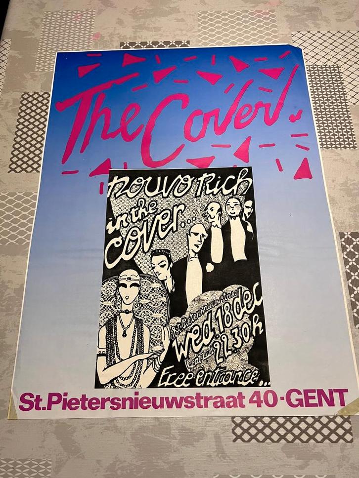 Vintage Poster The Cover, nouvo Rich in the cover, Verzamelen, Posters, Gebruikt, Overige onderwerpen, Deurposter of groter, Rechthoekig Staand