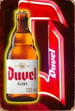 Reclamebord vintage Duvel (9) - mancave poolhouse nieuw, Verzamelen, Ophalen of Verzenden, Nieuw, Reclamebord