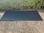 Glasplaat antraciet 220 x 100 gehard. Tafelblad., Tuin en Terras, Tuintafels, Ophalen